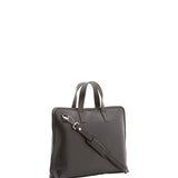 Borsa a mano unisex in vera pelle 100% cotone 4453-NERO Alessia Firenze