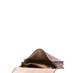 Borsa a mano unisex in vera pelle Made in Italy 4017-TESTA DI MORO Alessia Firenze