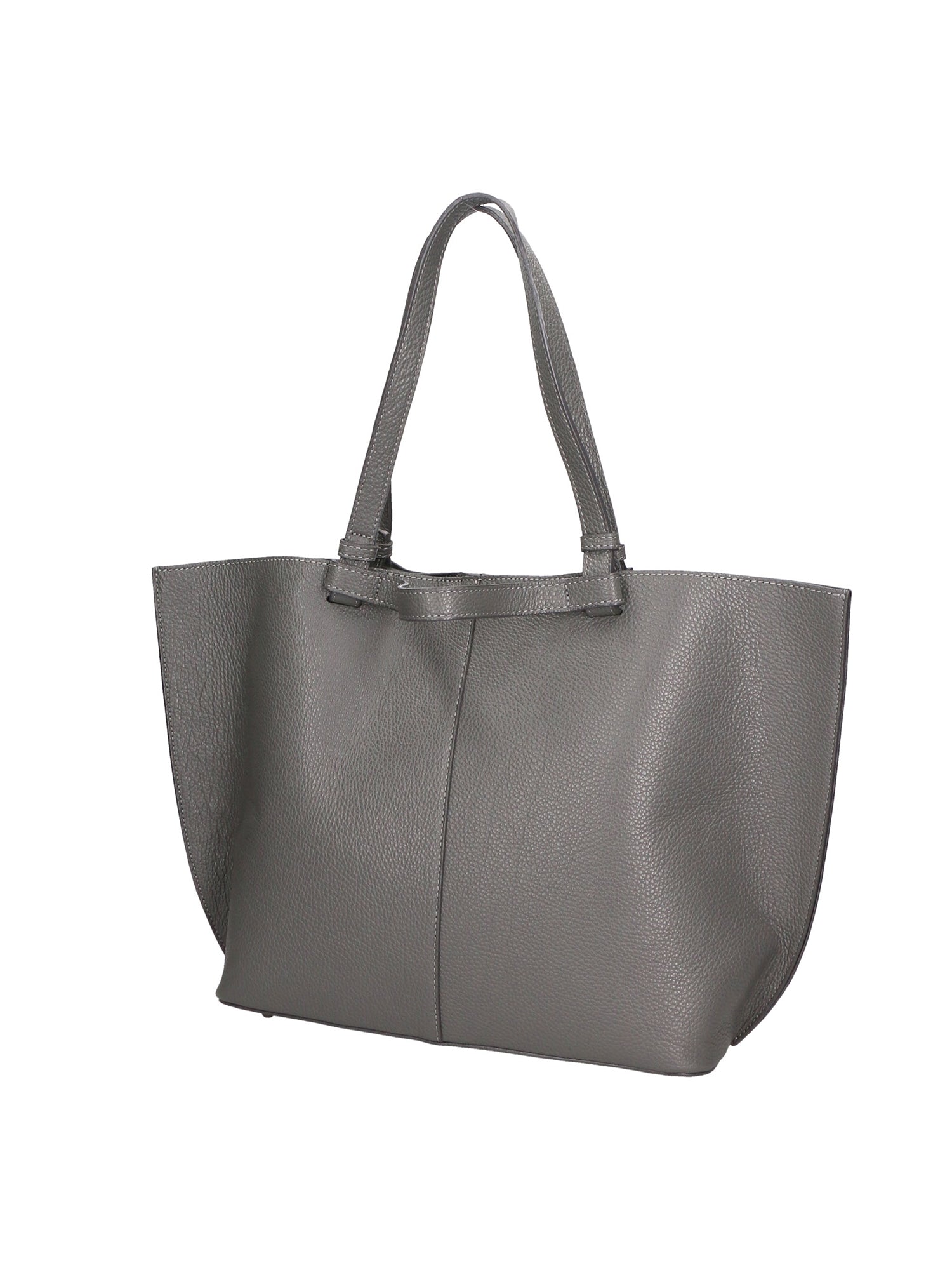 Beata Borsa a spalla da donna Vera pelle 05779-D27 GRIGIO Gave Lux