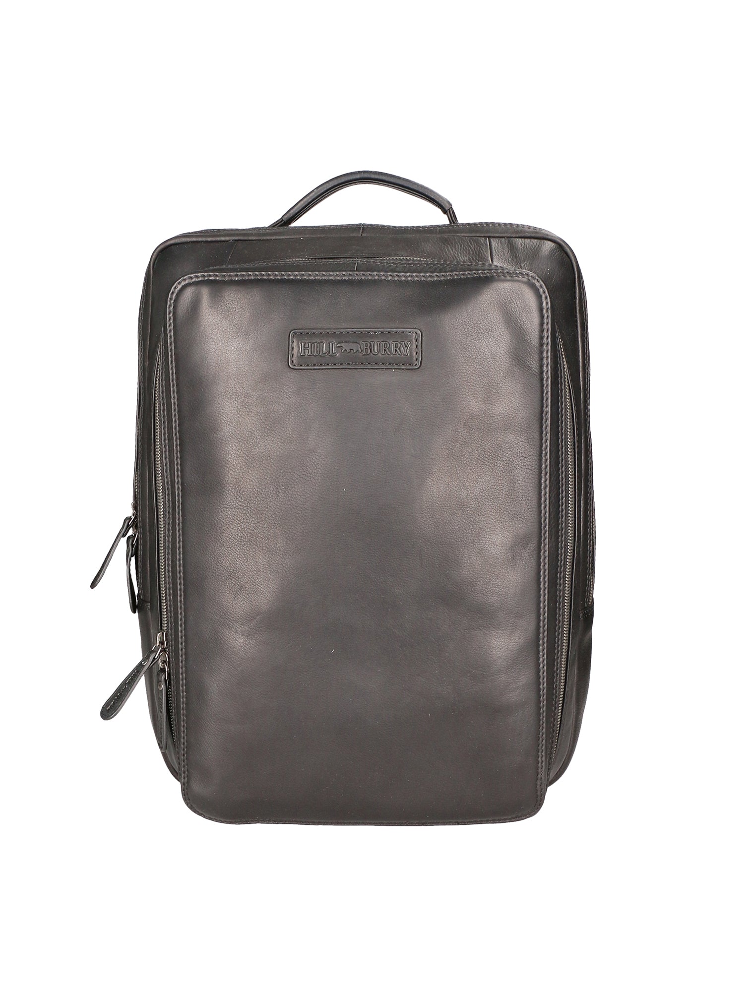 Zaino da uomo in vera pelle RFID HILB-3365-NERO Hill Burry