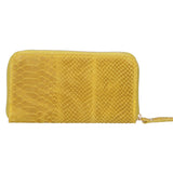 Carmela Portafoglio donna vera pelle Zip 10033-GIALLO Gave Lux