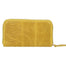 Carmela Portafoglio donna vera pelle Zip 10033-GIALLO Gave Lux