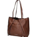 Iridea Borsa a spalla da donna 100% poliuretano B16261-MARRONE Braccialini