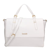 Valoria Prime Borsa a spalla da donna 100% pelle B17213-BIANCO Braccialini