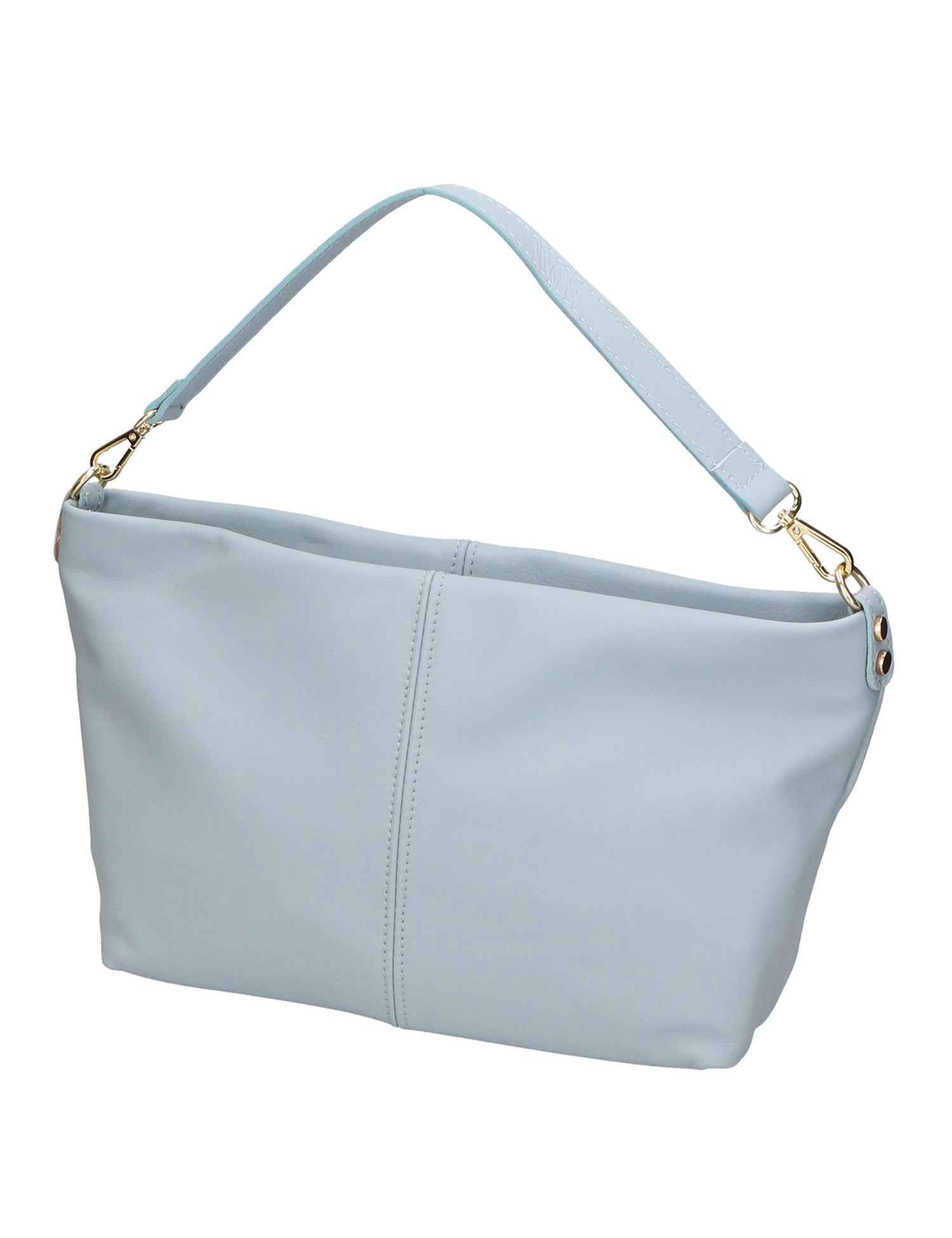 Ginevra Borsa a spalla da donna Vera pelle 05936-S92 CELESTE Gave Lux