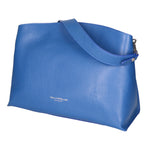 Borsa a spalla da donna Made in Italy Vera pelle 01101-D22 BLUETTE Viola Castellani