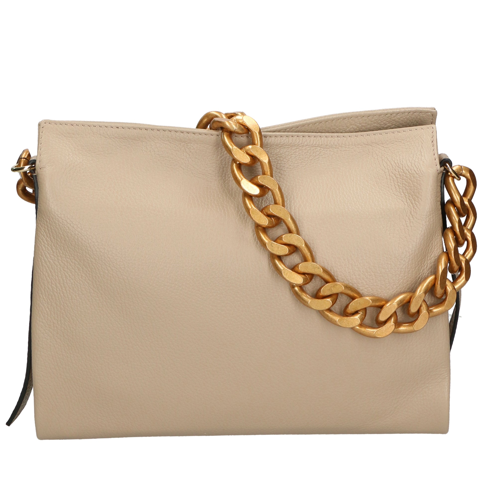 Ilda Borsa a spalla da donna Vera pelle 06110-D05 CAPPUCCINO CAPUCHIN Gave Lux