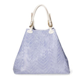 Crystalline Chic Borsa a spalla da donna Vera pelle 03631-032 CIELO Chiara Ferretti