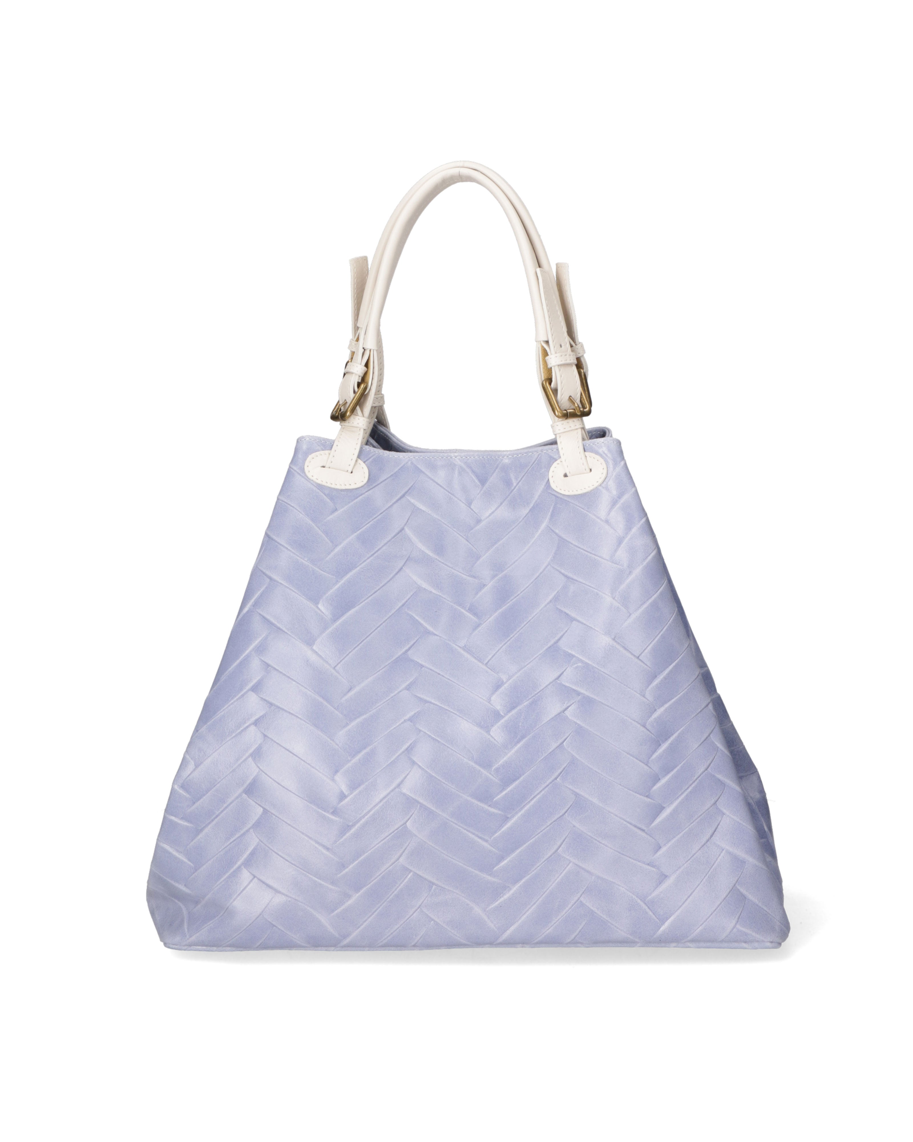 Crystalline Chic Borsa a spalla da donna Vera pelle 03631-032 CIELO Chiara Ferretti