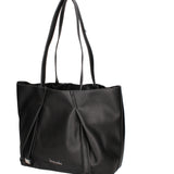 Iridea Borsa a spalla da donna 100% poliuretano B16261-NERO Braccialini