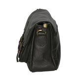 Beatriz Borsa a tracolla da donna Vera pelle 10006-NERO BLACK Gave Lux