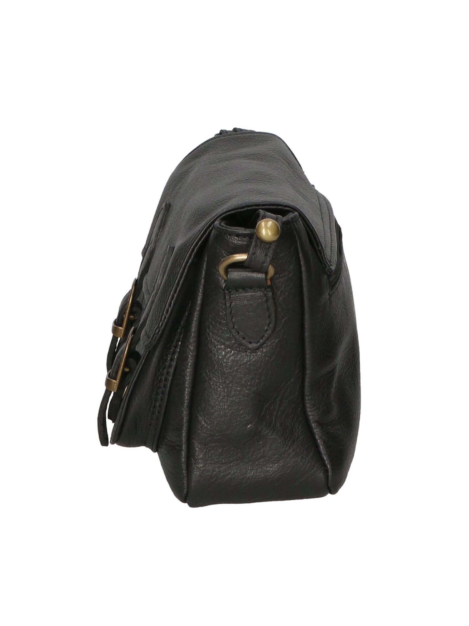 Beatriz Borsa a tracolla da donna Vera pelle 10006-NERO BLACK Gave Lux