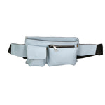 Aisha 04733-D92 CELESTE HEAVENLY Marsupio da donna in vera pelle + canvas Gave Lux