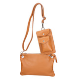 Ifigenia Borsa a tracolla da donna Vera pelle 05932-D44 CUOIO COGNAC Gave Lux