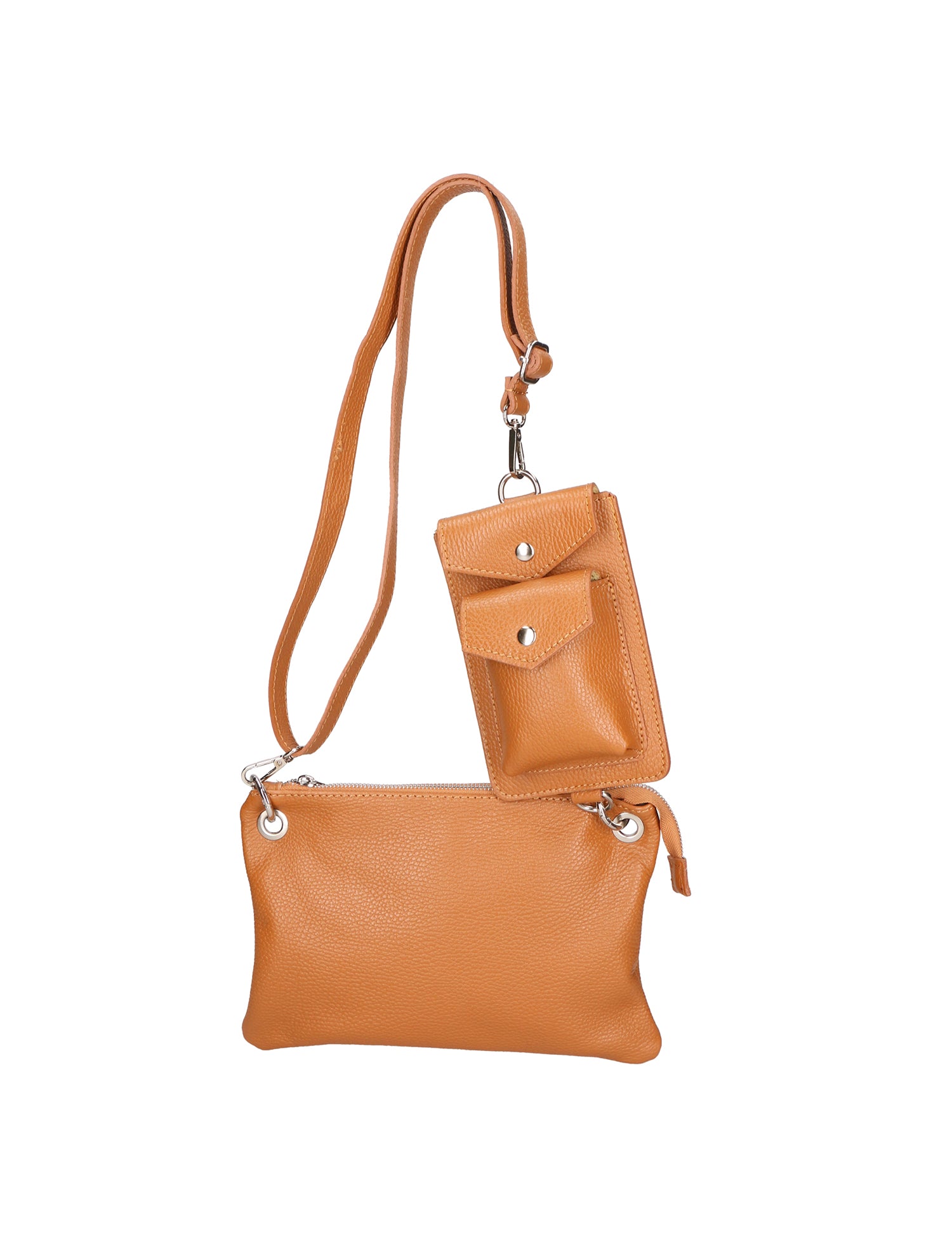 Ifigenia Borsa a tracolla da donna Vera pelle 05932-D44 CUOIO COGNAC Gave Lux