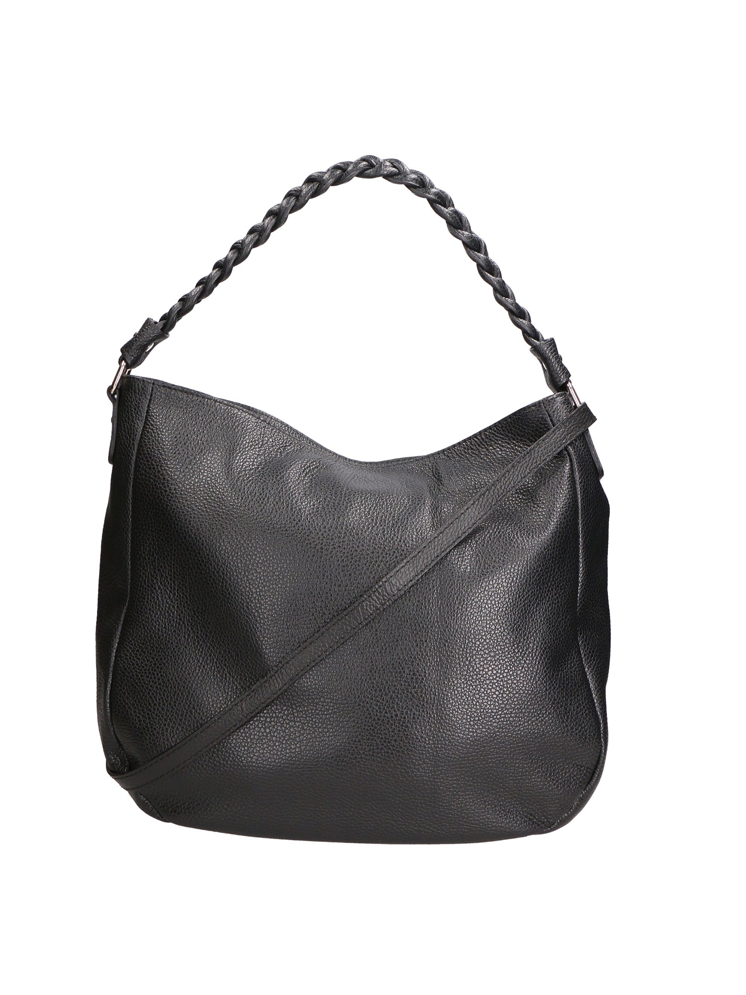 Gaia Borsa a spalla da donna Vera pelle 05897-C28 NERO Gave Lux