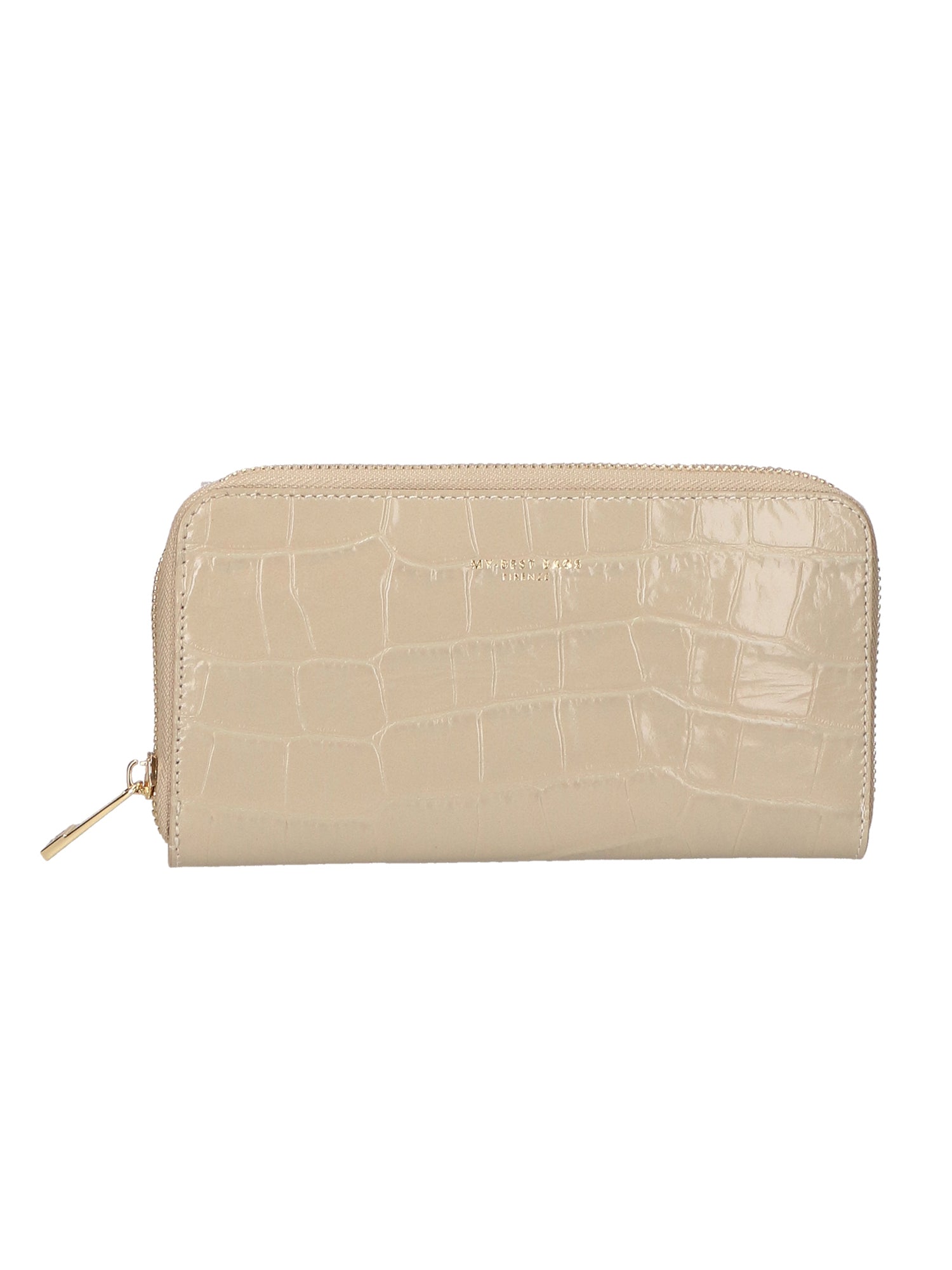 Portafoglio donna vera pelle Made in Italy MYB-7050-SS-C37 BEIGE My Best Bag