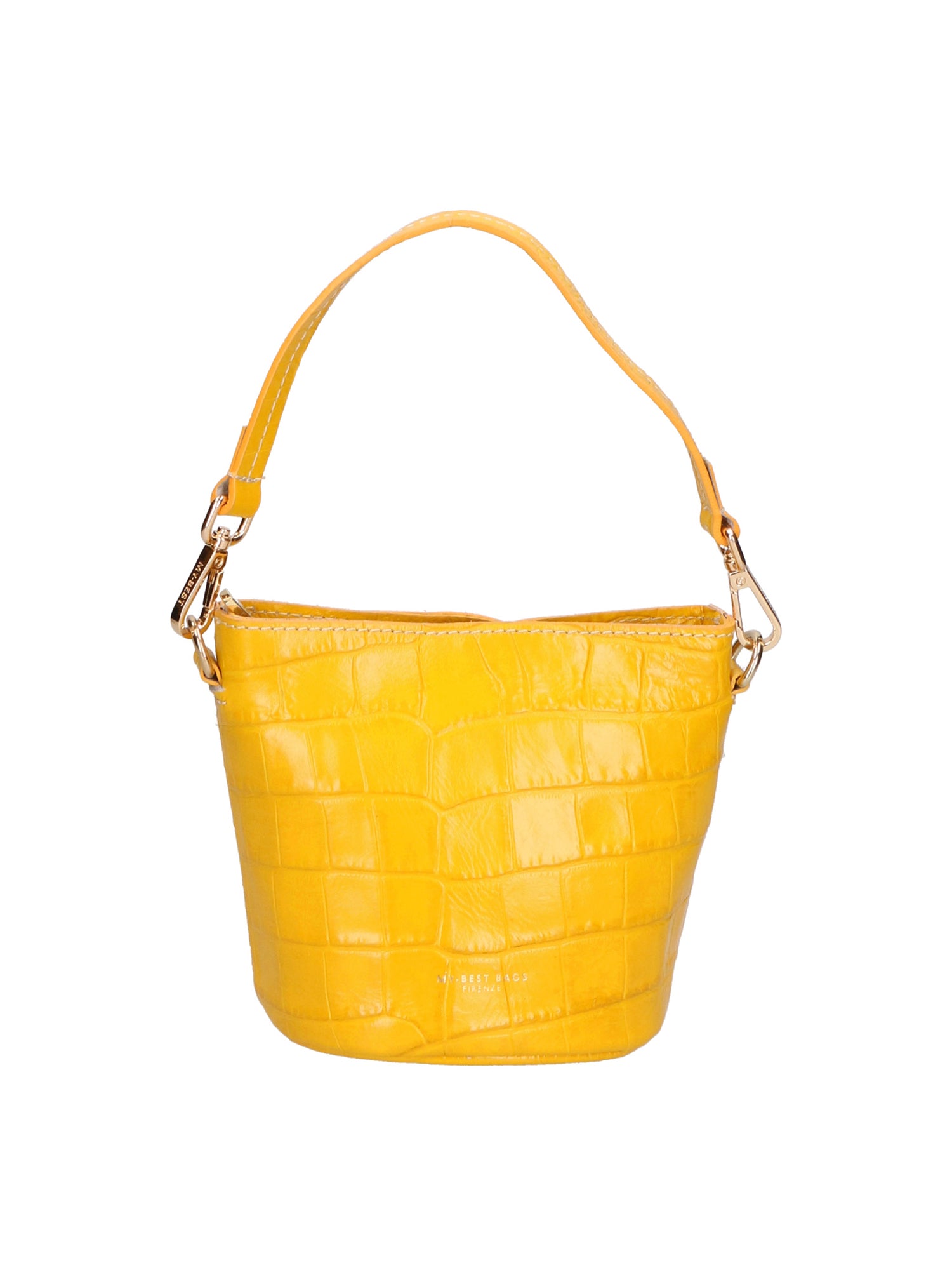 Borsa a spalla da donna Vera pelle MYB-7020-SS-C04 GIALLO My Best Bag