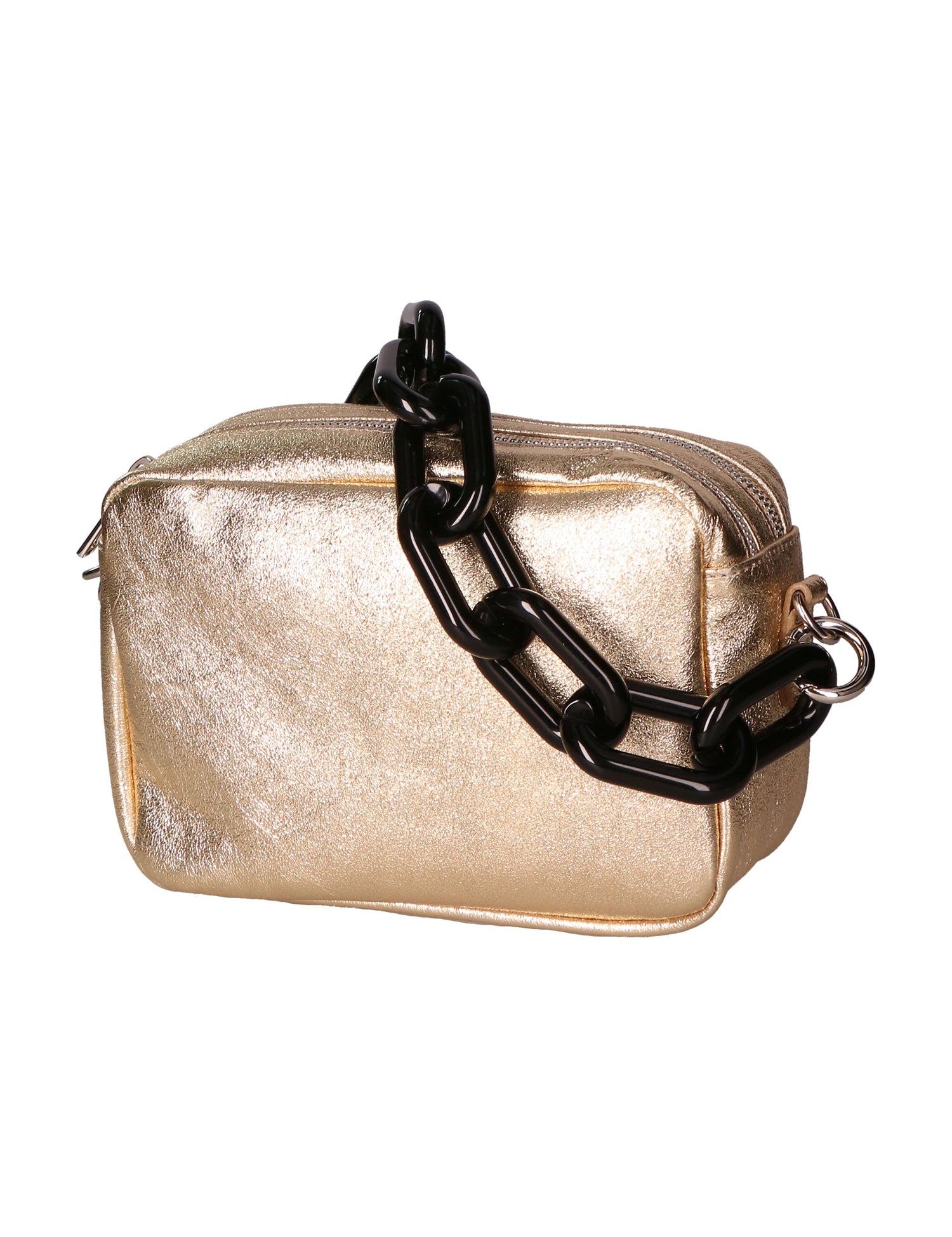 Barbara Borsa a spalla da donna Vera pelle 05706-L003 ORO Gave Lux
