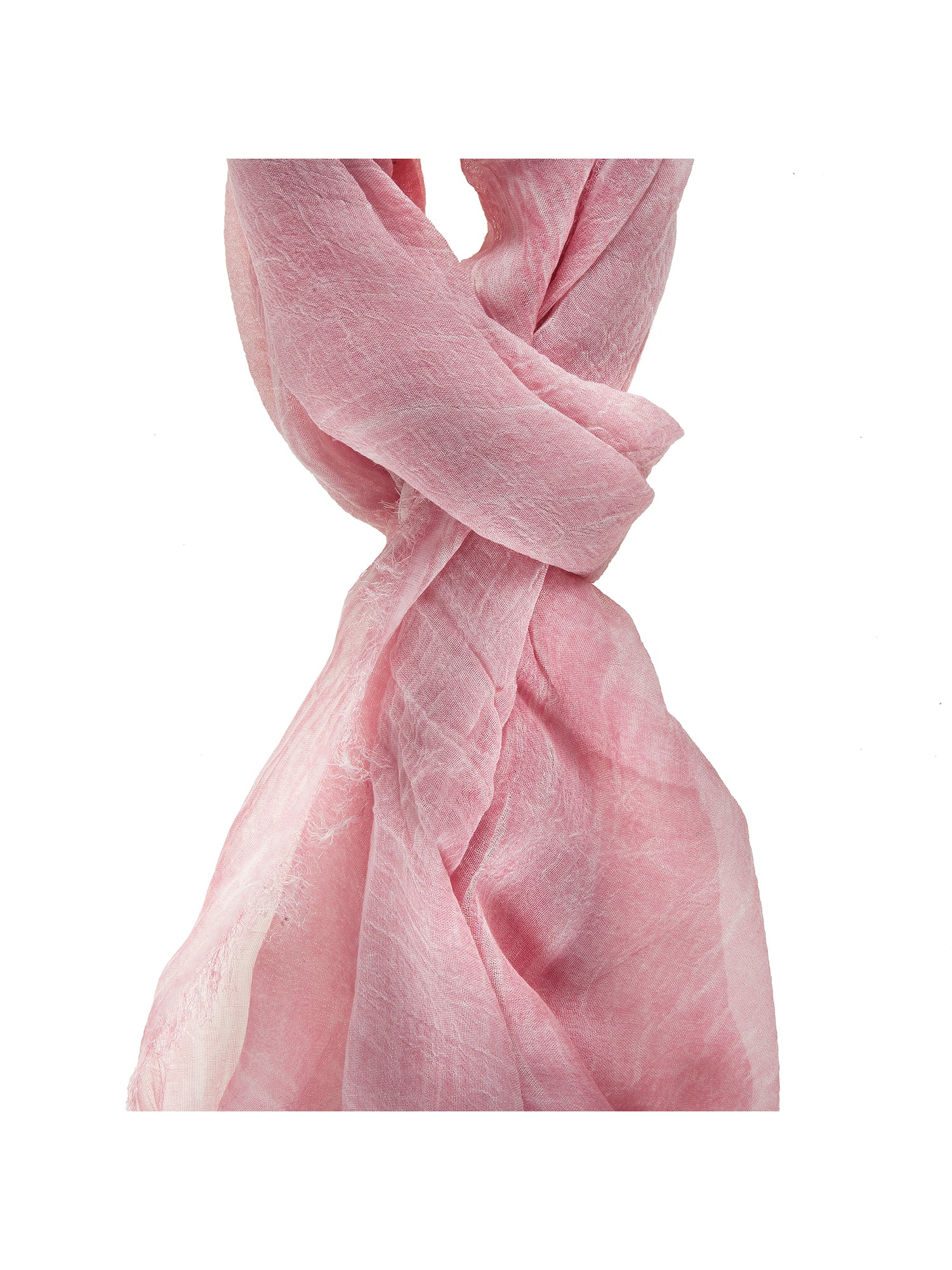Savina L1010-RASA Foulard unisex Cotone e Seta Gave Lux