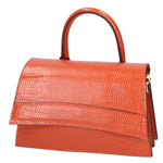 Ariel Borsa a mano da donna Vera pelle 05458-LU35 MATTONE DARK ORANGE Gave Lux