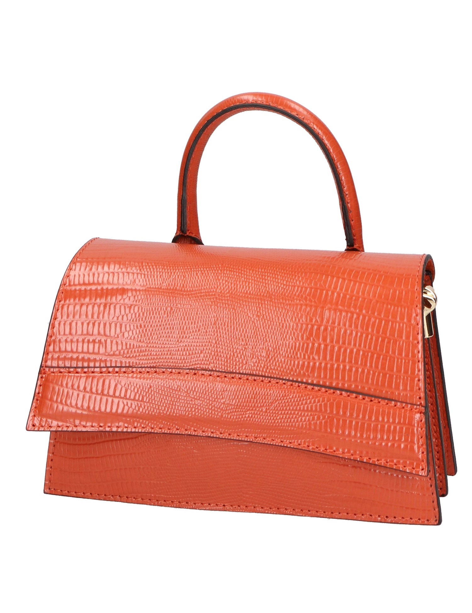 Ariel Borsa a mano da donna Vera pelle 05458-LU35 MATTONE DARK ORANGE Gave Lux