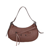 Loredana Borsa a spalla da donna Vera pelle 06548-CIOCCOLATO Gave Lux