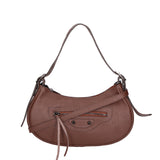 Loredana Borsa a spalla da donna Vera pelle 06548-CIOCCOLATO Gave Lux