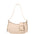 Borsa a spalla da donna 100% vera pelle 07213-L116 BEIGE Roberta Rossi