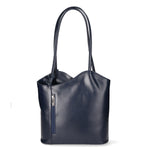 Fabiola Borsa a spalla da donna 100% pelle 9039-BLU Gave Lux