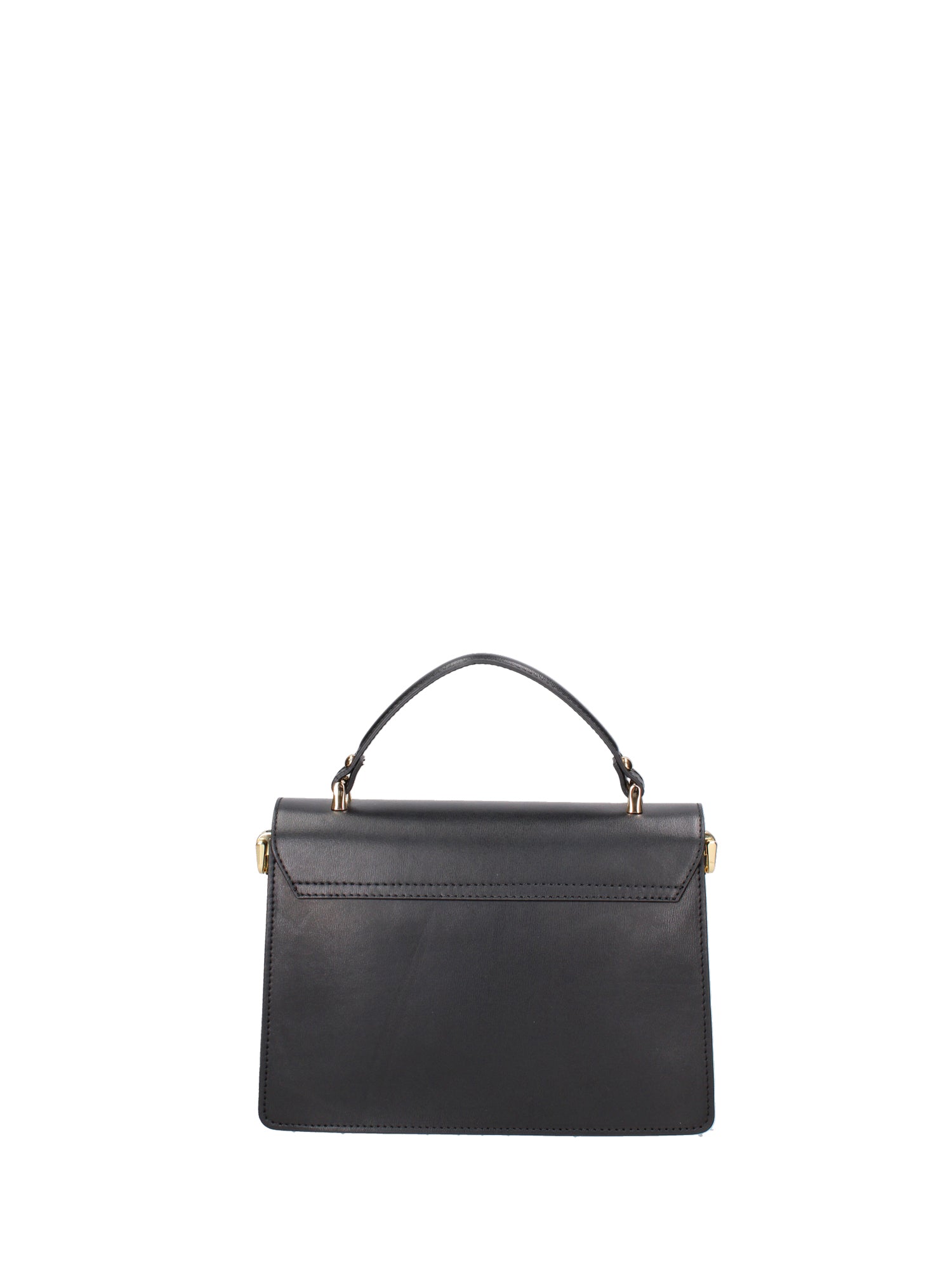 Borsa a mano da donna 100% vera pelle JR-W-1103-BX-BLACK + GOLD John Richmond