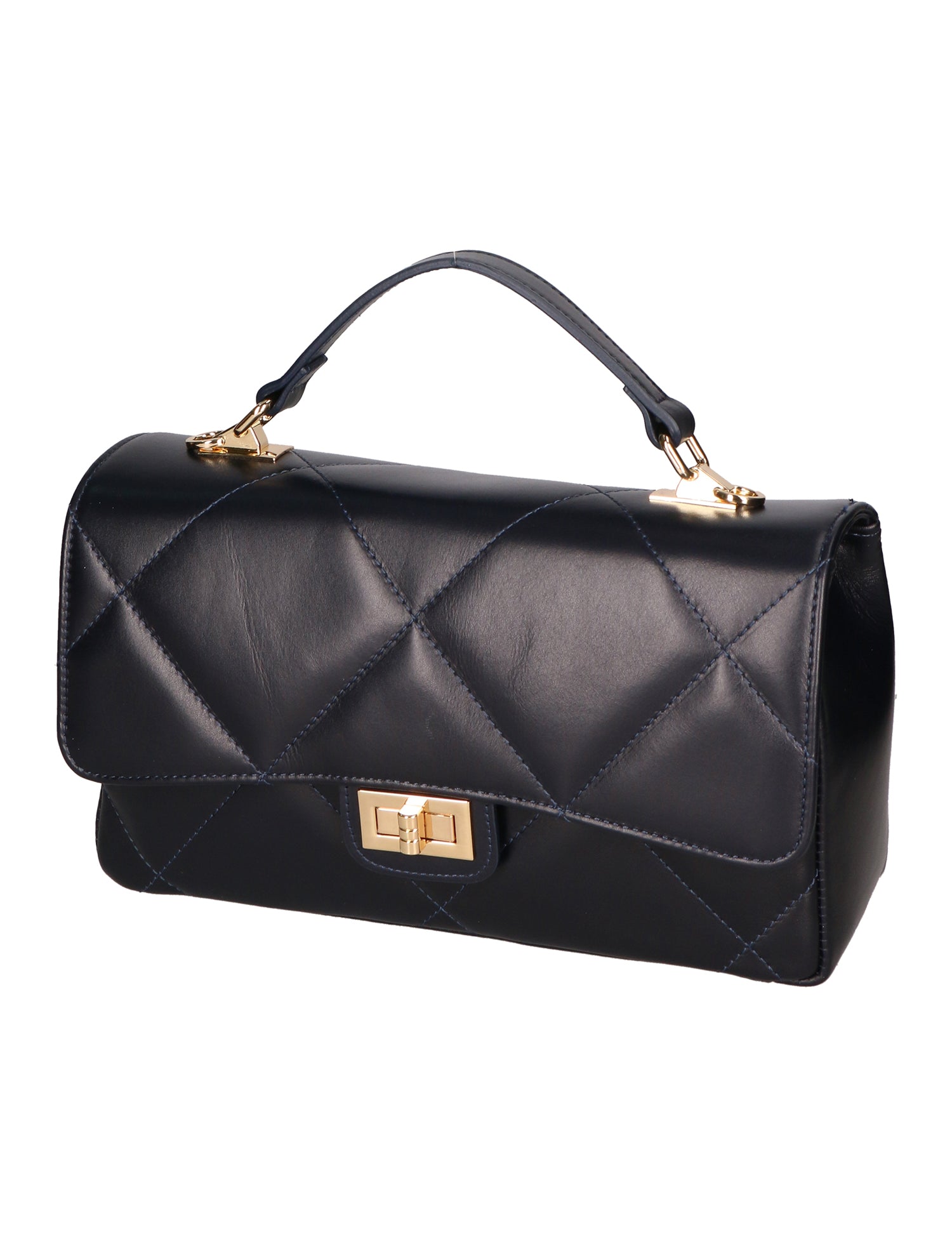 Vita Borsa a spalla da donna Vera pelle 06879-S24 BLU JEANS Gave Lux