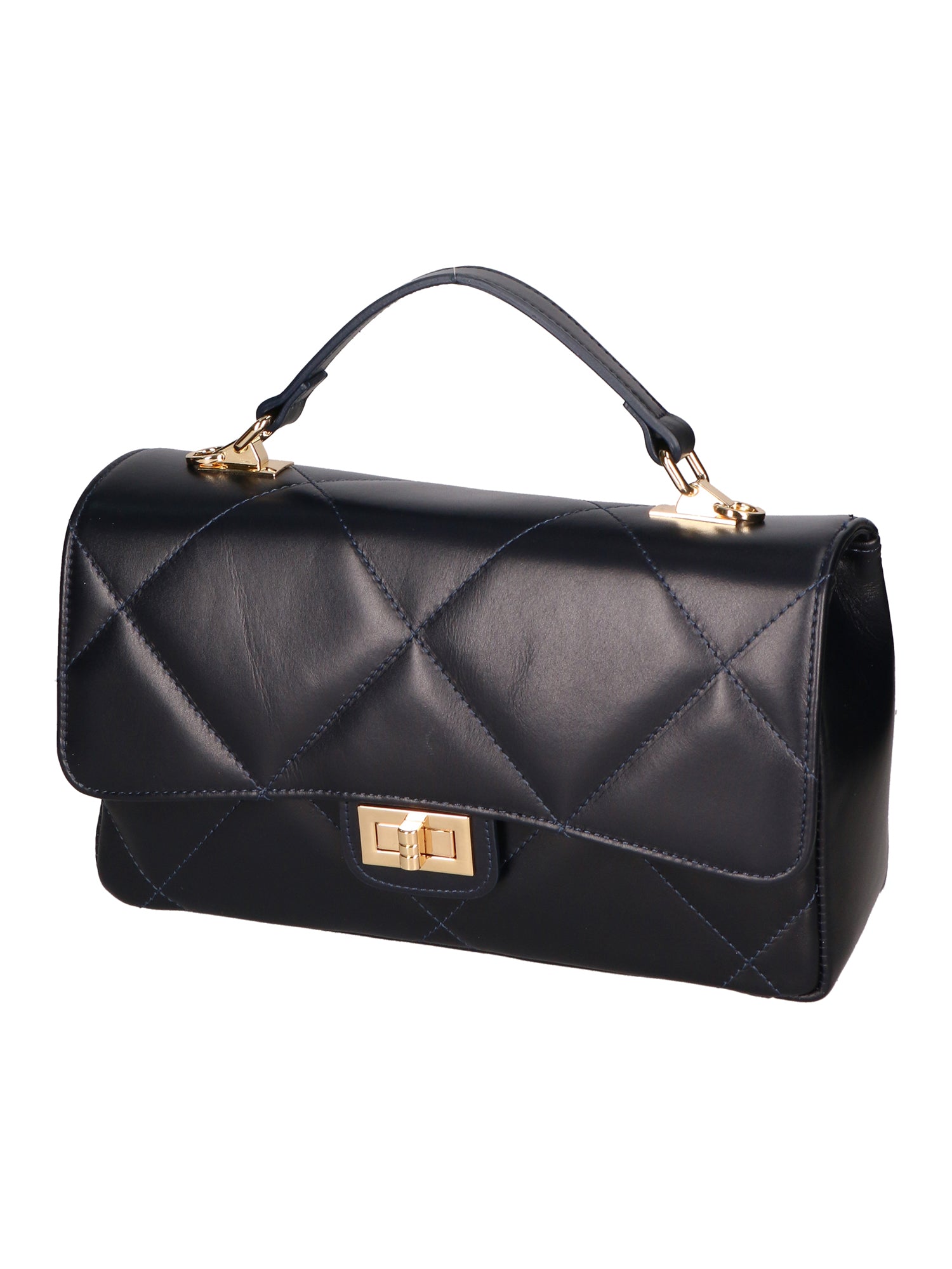 Vita Borsa a spalla da donna Vera pelle 06879-S24 BLU JEANS Gave Lux