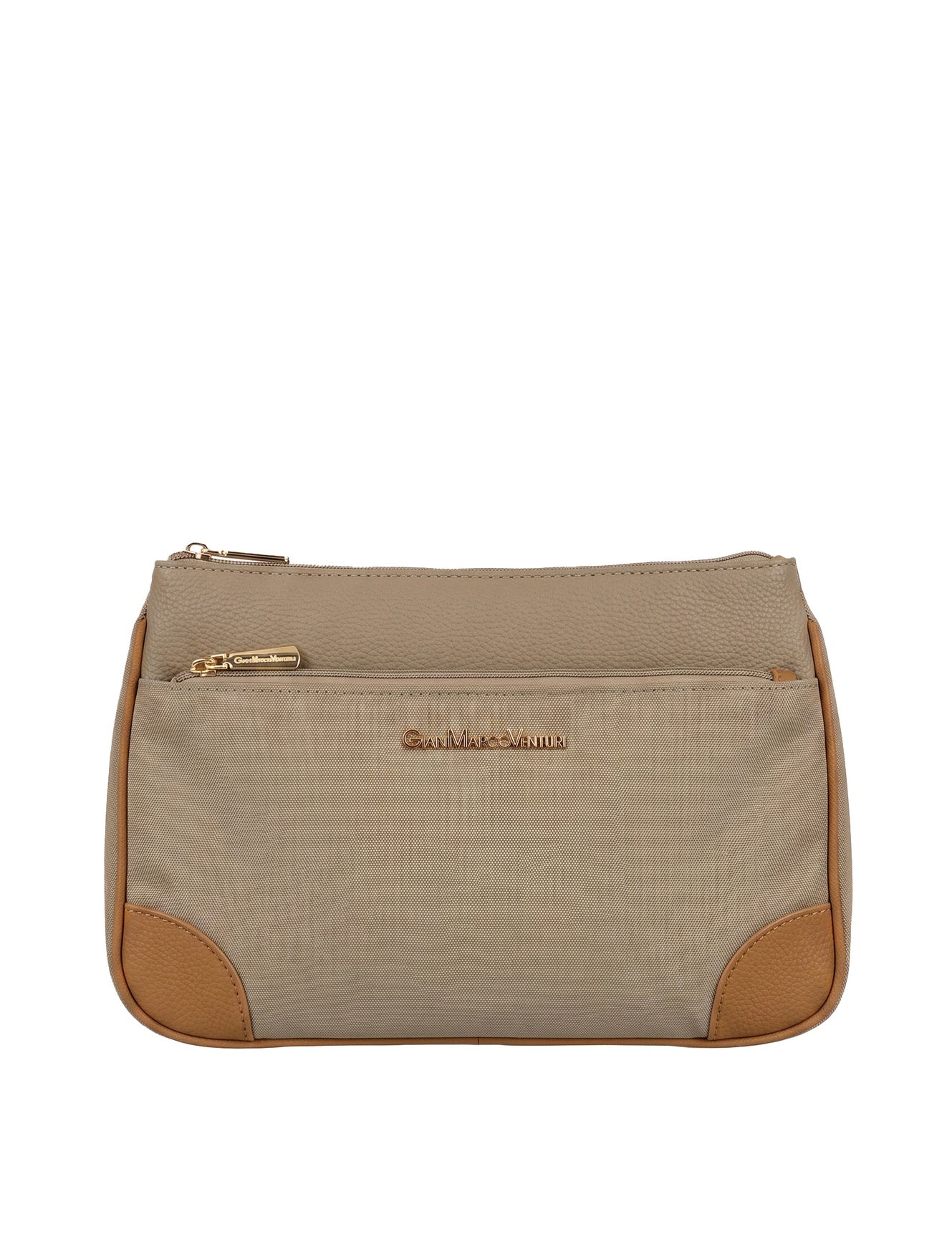 Borsa a Spalla in Pvc Beige