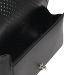 Borsa a mano da donna 100% Pvc FLAT M BALL-BLACK + SILVER Marc Ellis