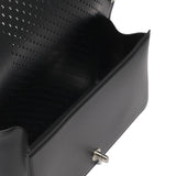 Borsa a mano da donna 100% Pvc FLAT M BALL-BLACK + SILVER Marc Ellis