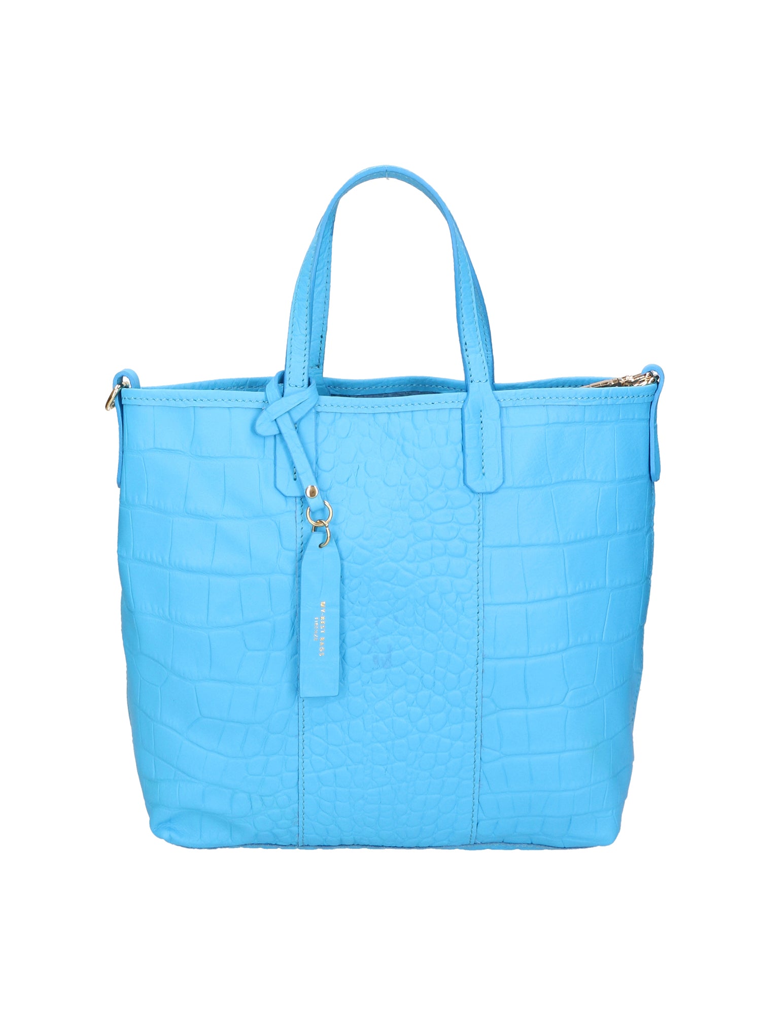 Borsa a mano da donna Vera pelle MYB-7044-SS-SS99 TURCHESE My Best Bag