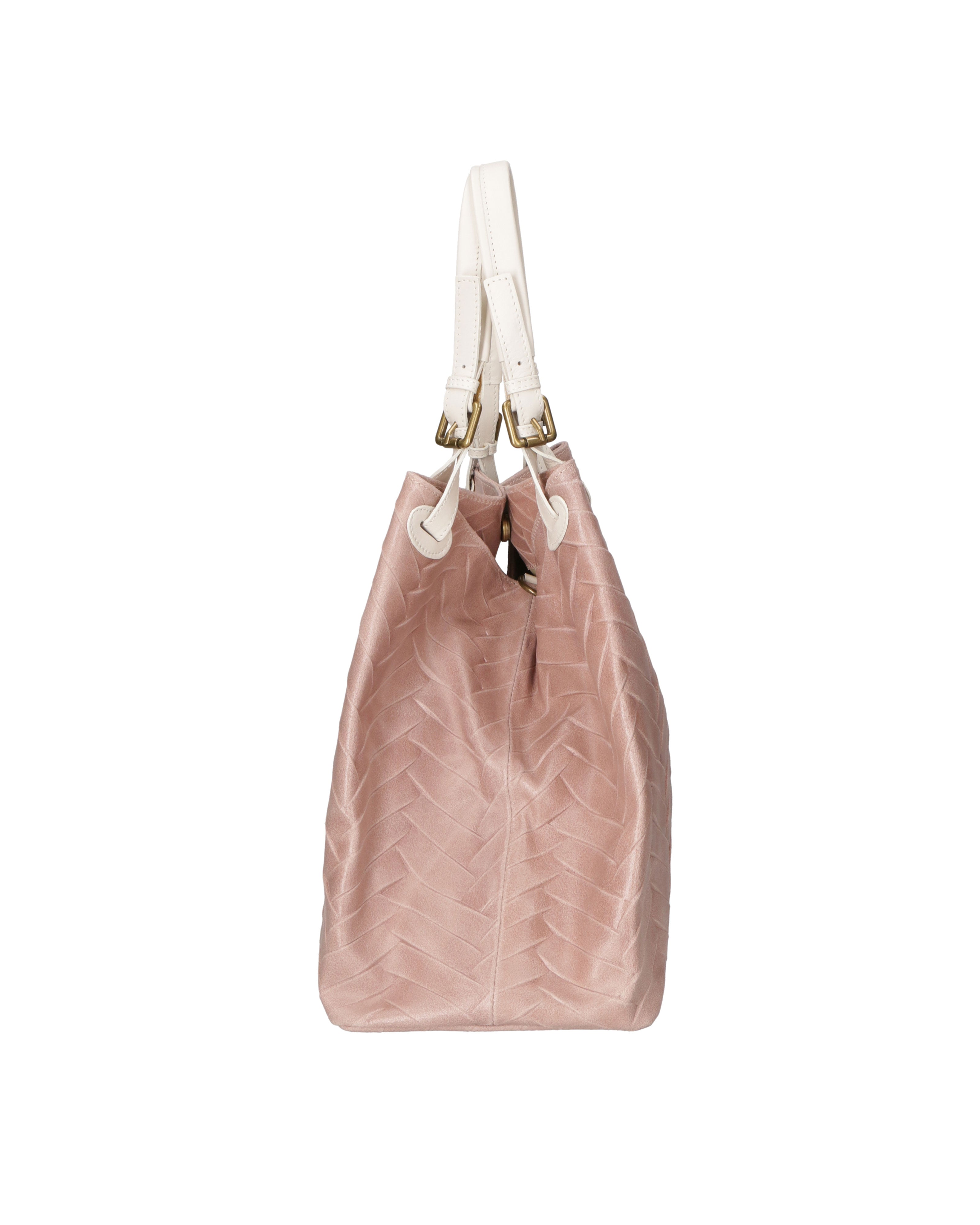 Crystalline Chic Borsa a spalla da donna Vera pelle 03631-021 ROSA Chiara Ferretti