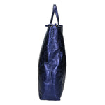Borsa a mano da donna Vera pelle stampata coccodrillo MYB-7043-SS-BLU My Best Bag