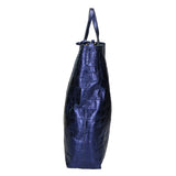 Borsa a mano da donna Vera pelle stampata coccodrillo MYB-7043-SS-BLU My Best Bag