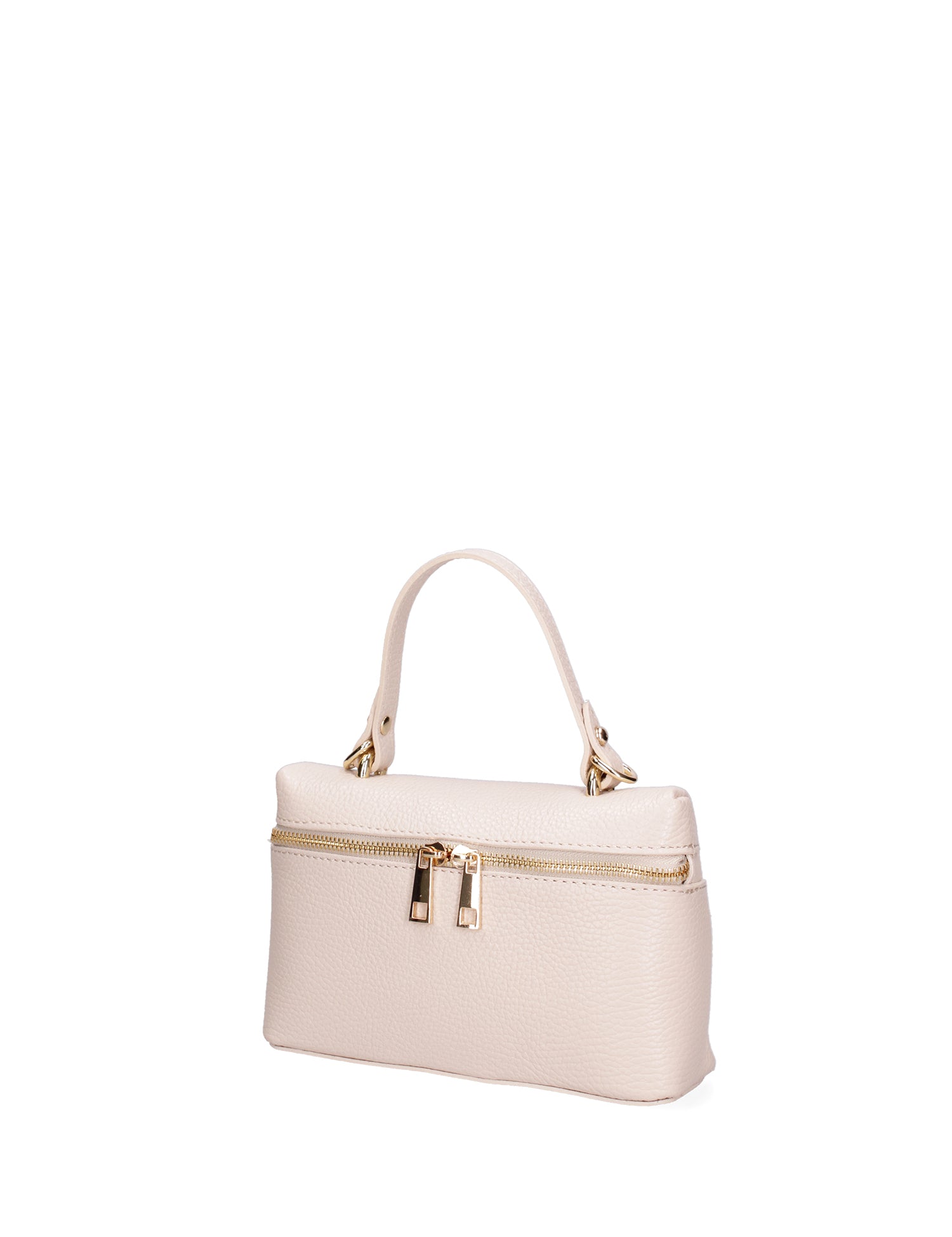 Borsa a mano da donna Vera pelle 07160-D37 LATTE Roberta Rossi