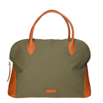 Borsa a mano da donna Pelle e Canva MYB-7018-SS-104 MILITARE My Best Bag