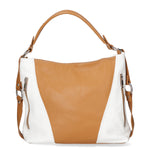 Emily Borsa a spalla da donna Vera pelle 80064-D17 CUOIO D01 BIANCO Gave Lux