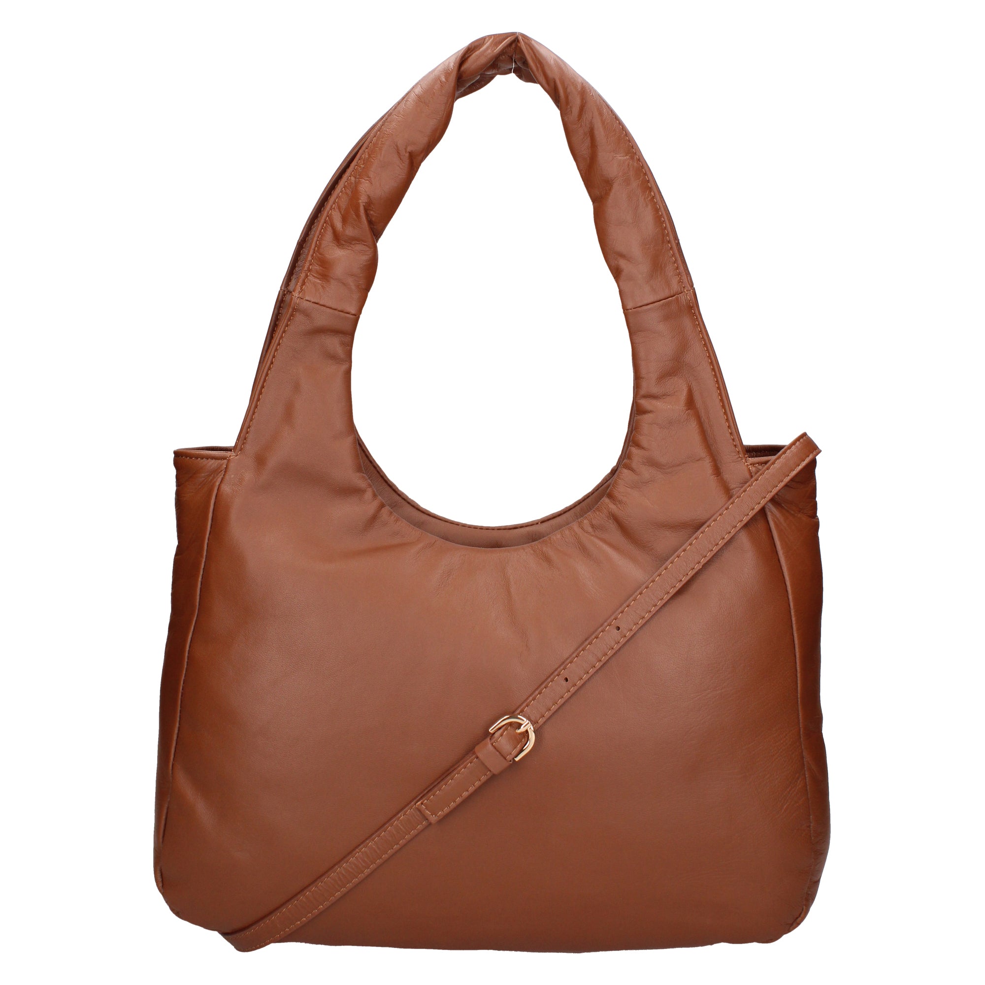 Wendy Borsa a spalla da donna Vera pelle 06502-S17 CUOIO SCURO Gave Lux