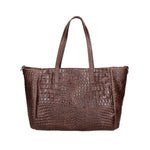 Lorella Borsa a spalla da donna Vera pelle croco 06499-015 T.MORO Gave Lux