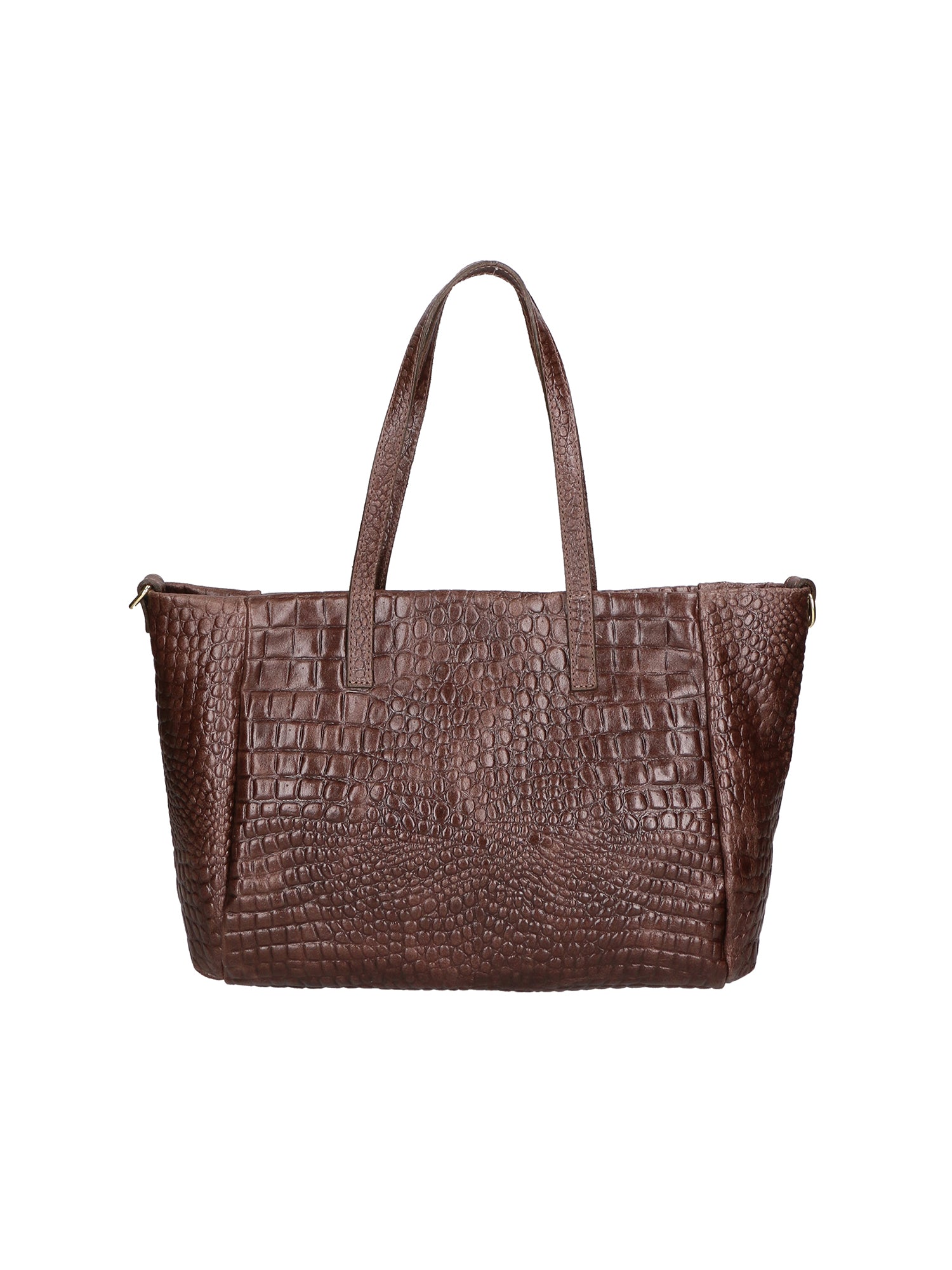Lorella Borsa a spalla da donna Vera pelle croco 06499-015 T.MORO Gave Lux