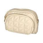 Ancilla 05305-S37 LATTE Pochette da donna in vera pelle Gave Lux
