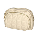 Ancilla 05305-S37 LATTE Pochette da donna in vera pelle Gave Lux