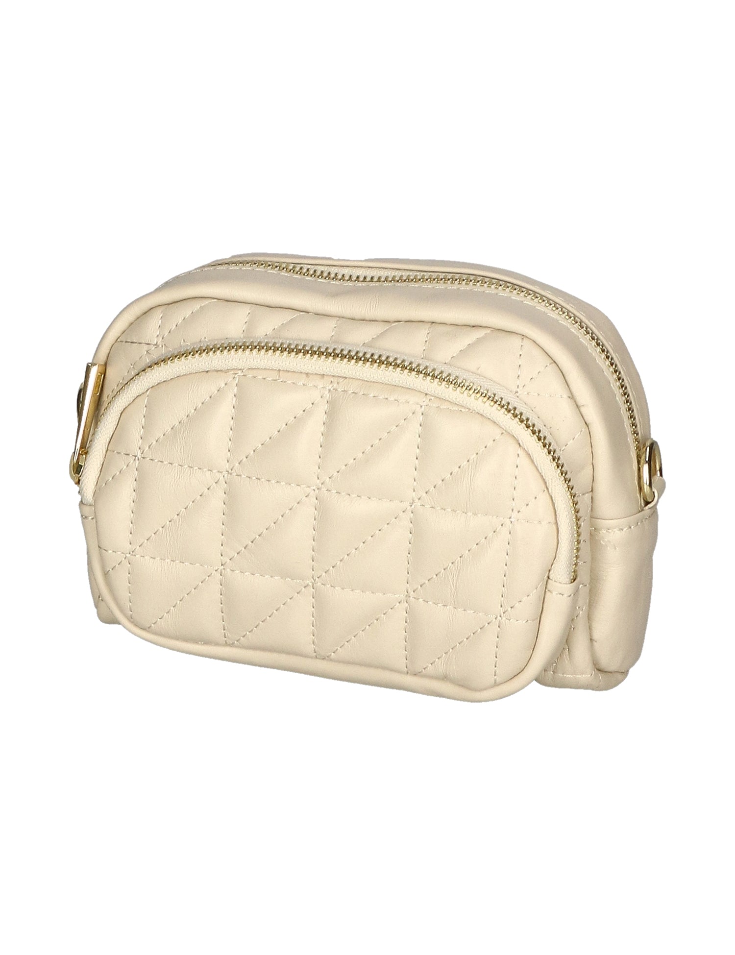Ancilla 05305-S37 LATTE Pochette da donna in vera pelle Gave Lux