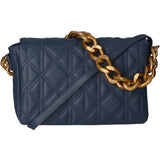 Aurélia Borsa a spalla da donna Vera pelle 04542-S24 BLU JEANS Gave Lux